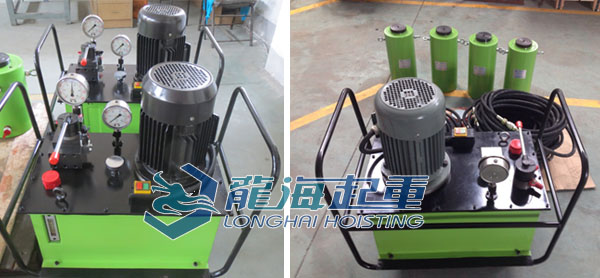 超高壓電動油泵站實物圖及應用